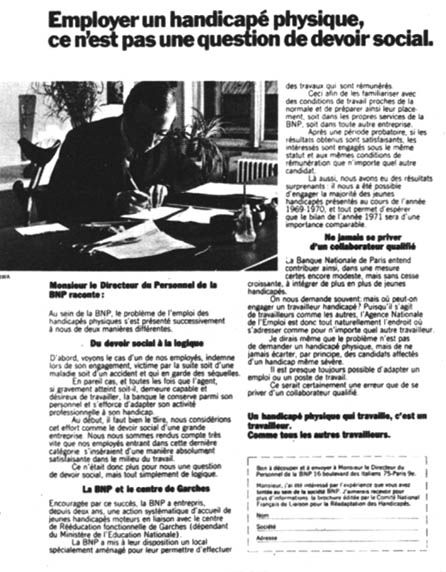 COMITÉ NATIONAL FRANCAIS DE LIAISON POUR LA RÉADAPTATION DES HANDICAPÉS