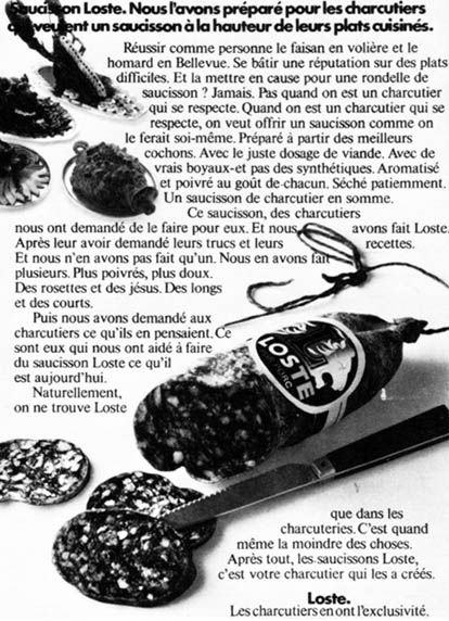 Saucisson Loste