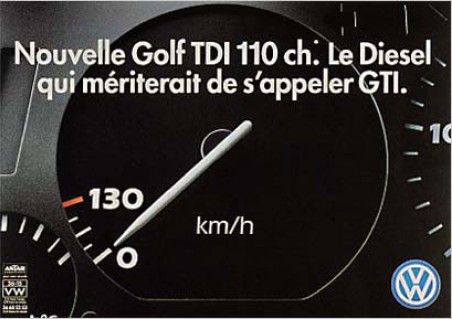 GOLF TDI 110 CH