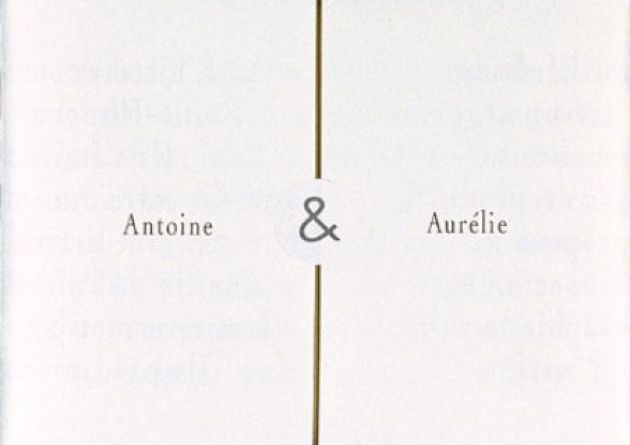 Antoine & Aurélie - Invitation à leur Mariage