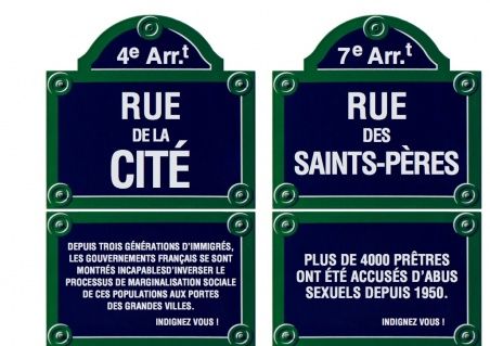 Les plaques de rue