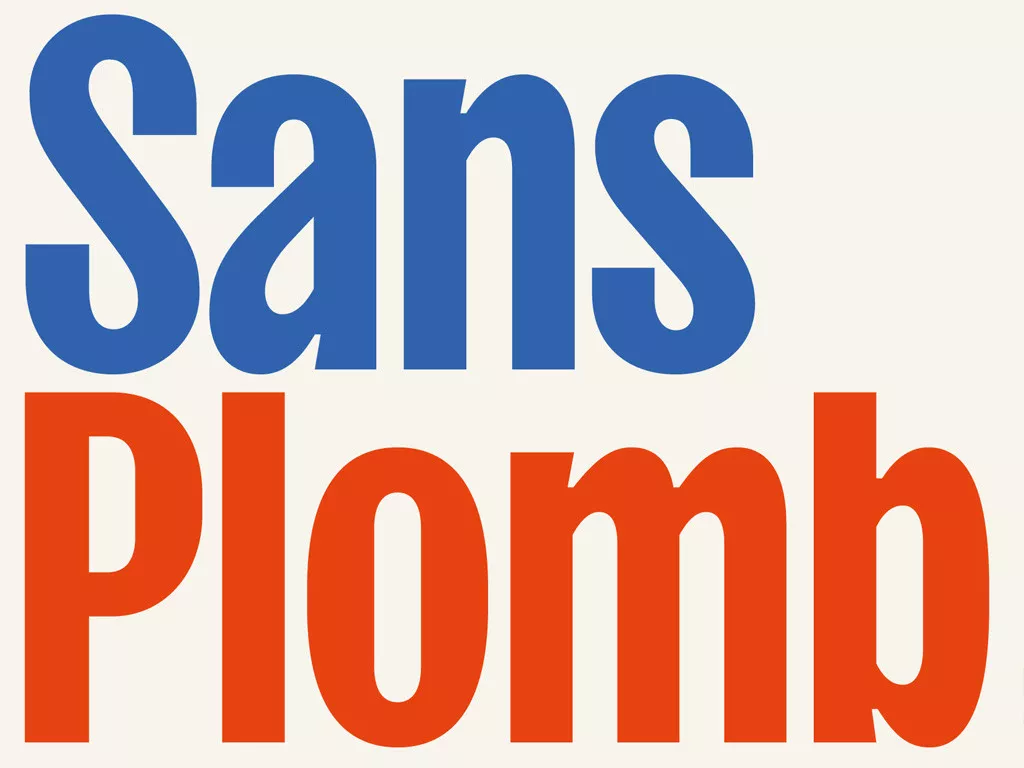 Sans Plomb typeface