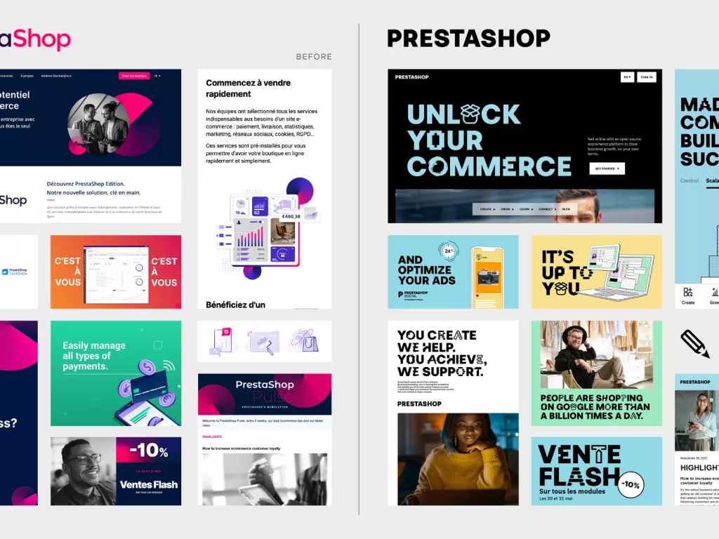 Création et développement d'une typographie propriétaire pour PrestaShop